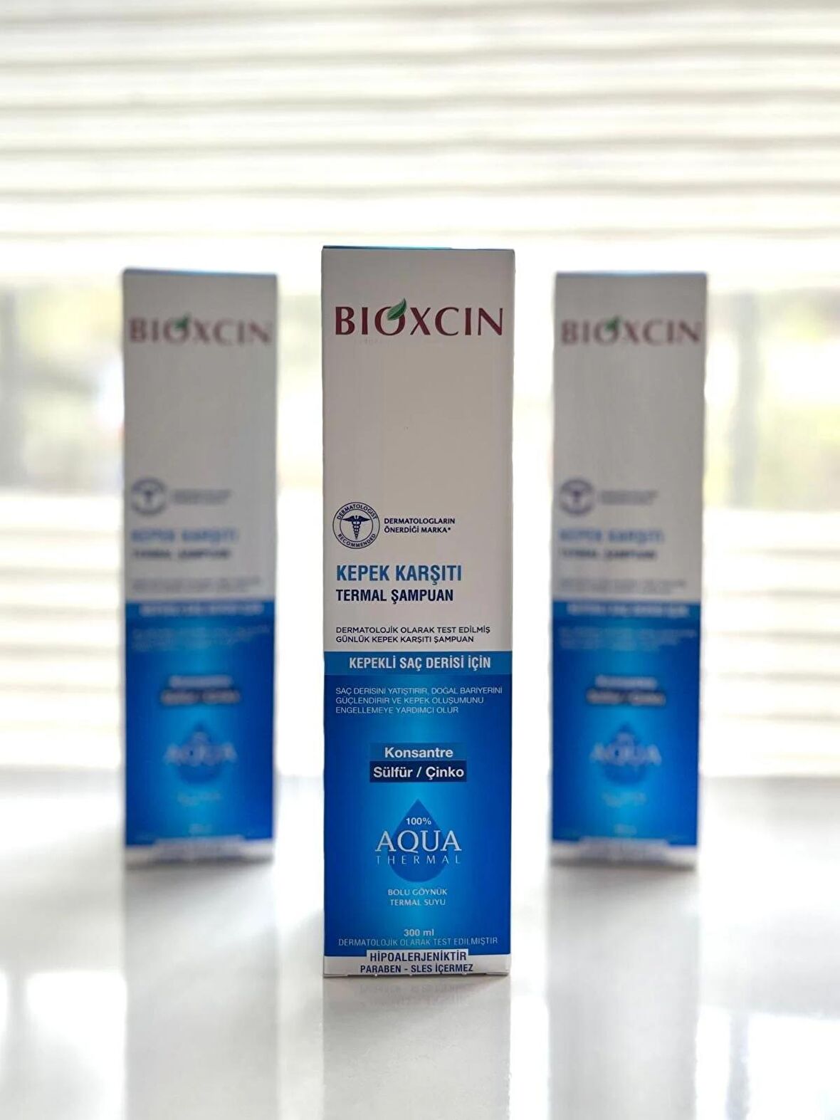 Bioxcin Aqua Thermal Kepek Şampuanı 300 ml 3'LÜ SET