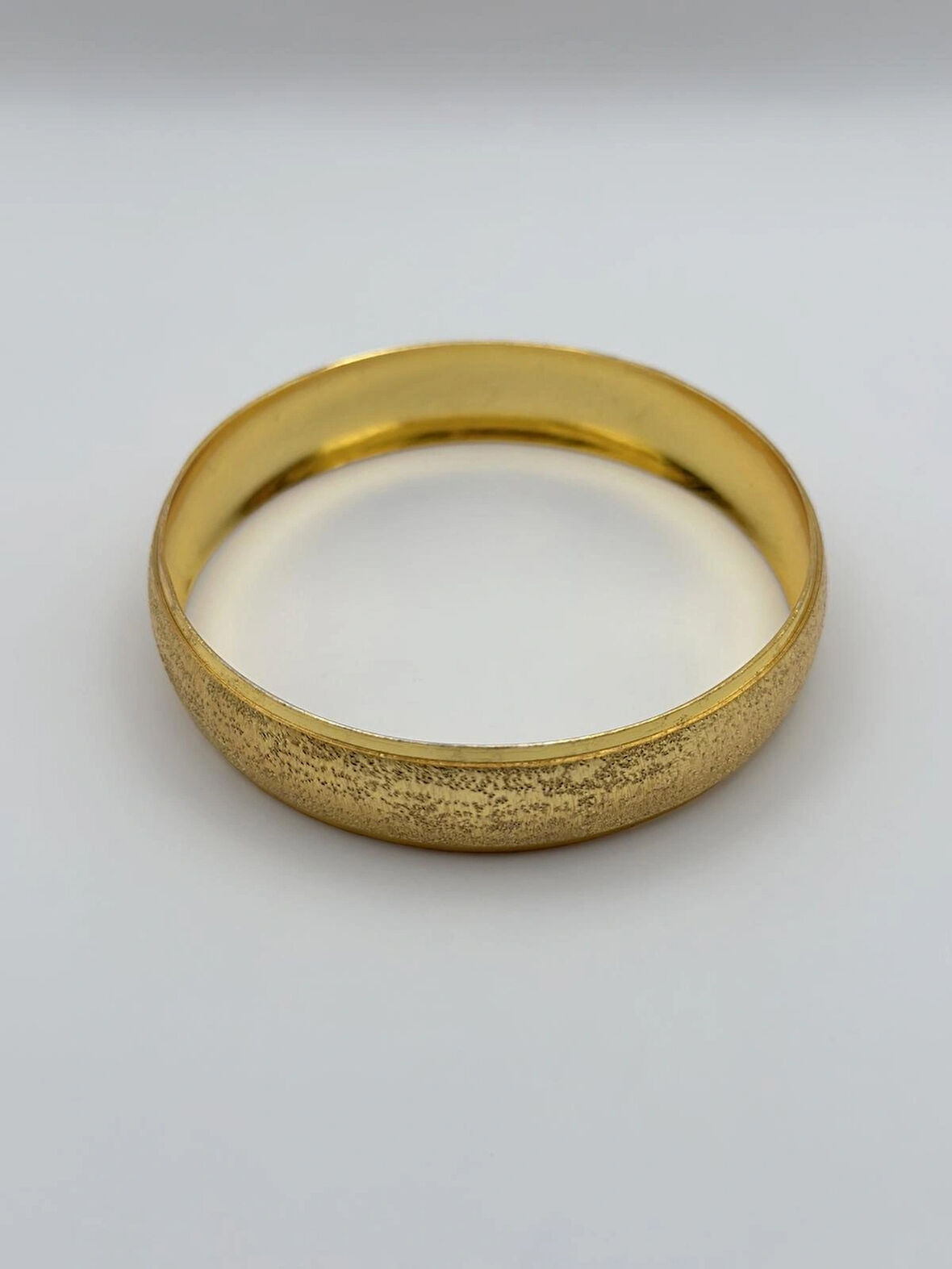 Çelik 22 Ayar Altın Kaplama Bilezik