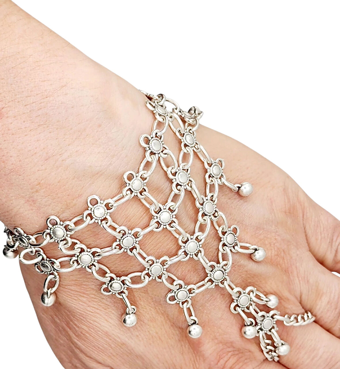 ZAMAK METAL ( 0 NİKEL ) 925 GÜMÜŞ KAPLAMA ETNİK TARZ ŞAHMERAN