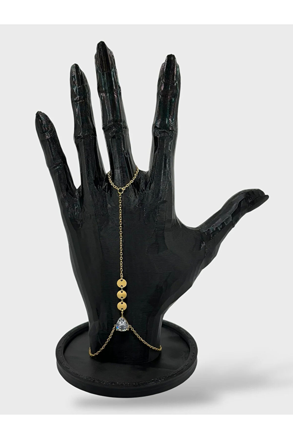 Çelik Zirkon Taşlı Pullu Şahmeran Bileklik