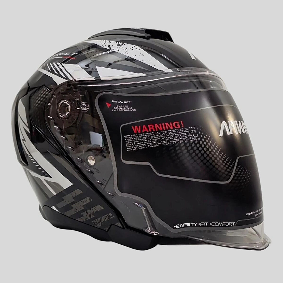 Arwic Street Yarım Açık  Kask Güneş Vizörlü 