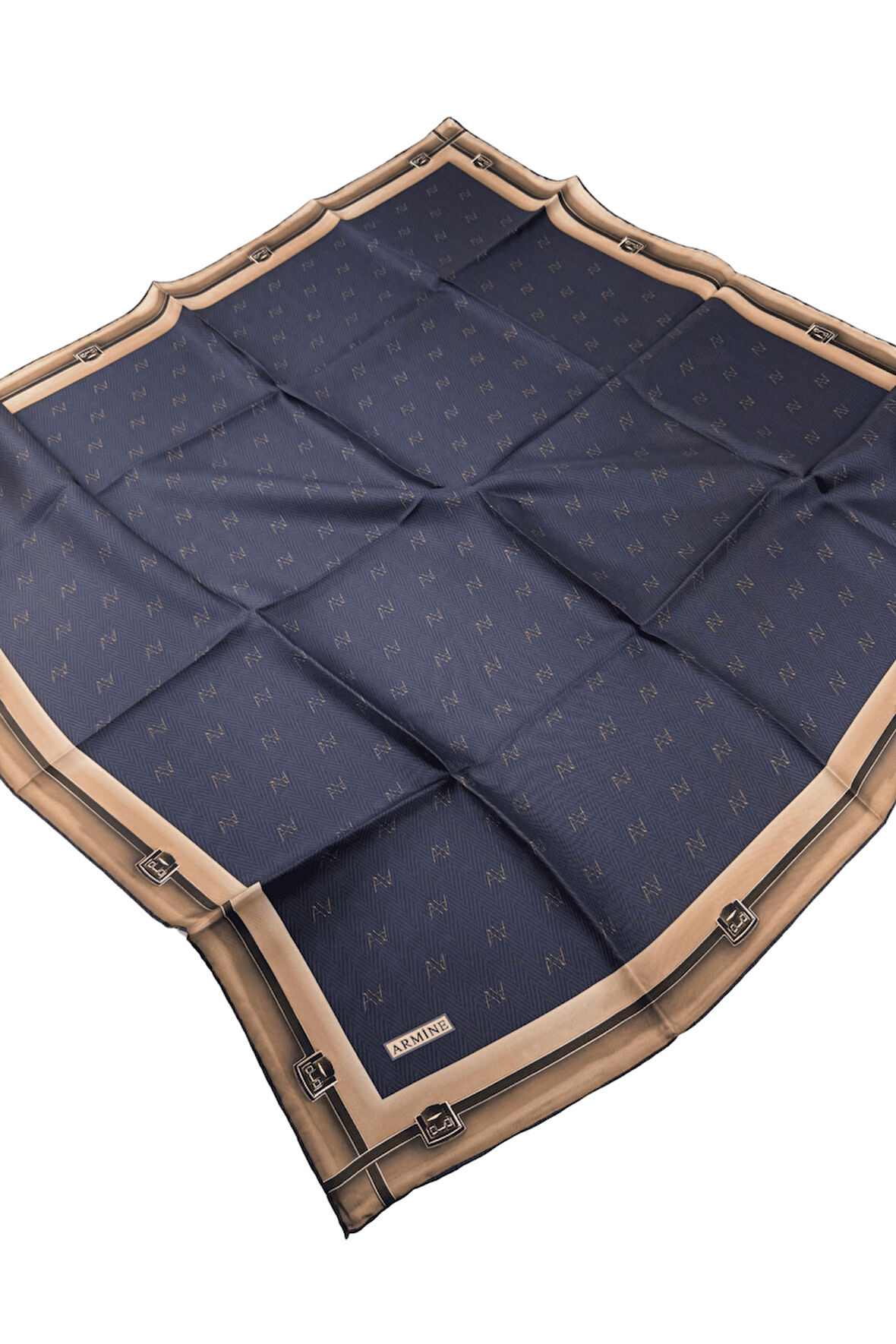 Nostalji Serisi Sura İpek Eşarp 8015DS