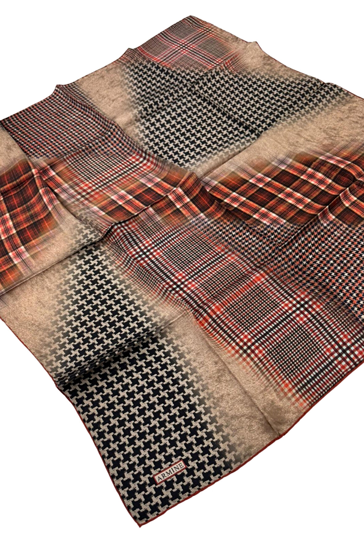 Armine Nostalji Serisi Sura İpek Eşarp 8258DS-09