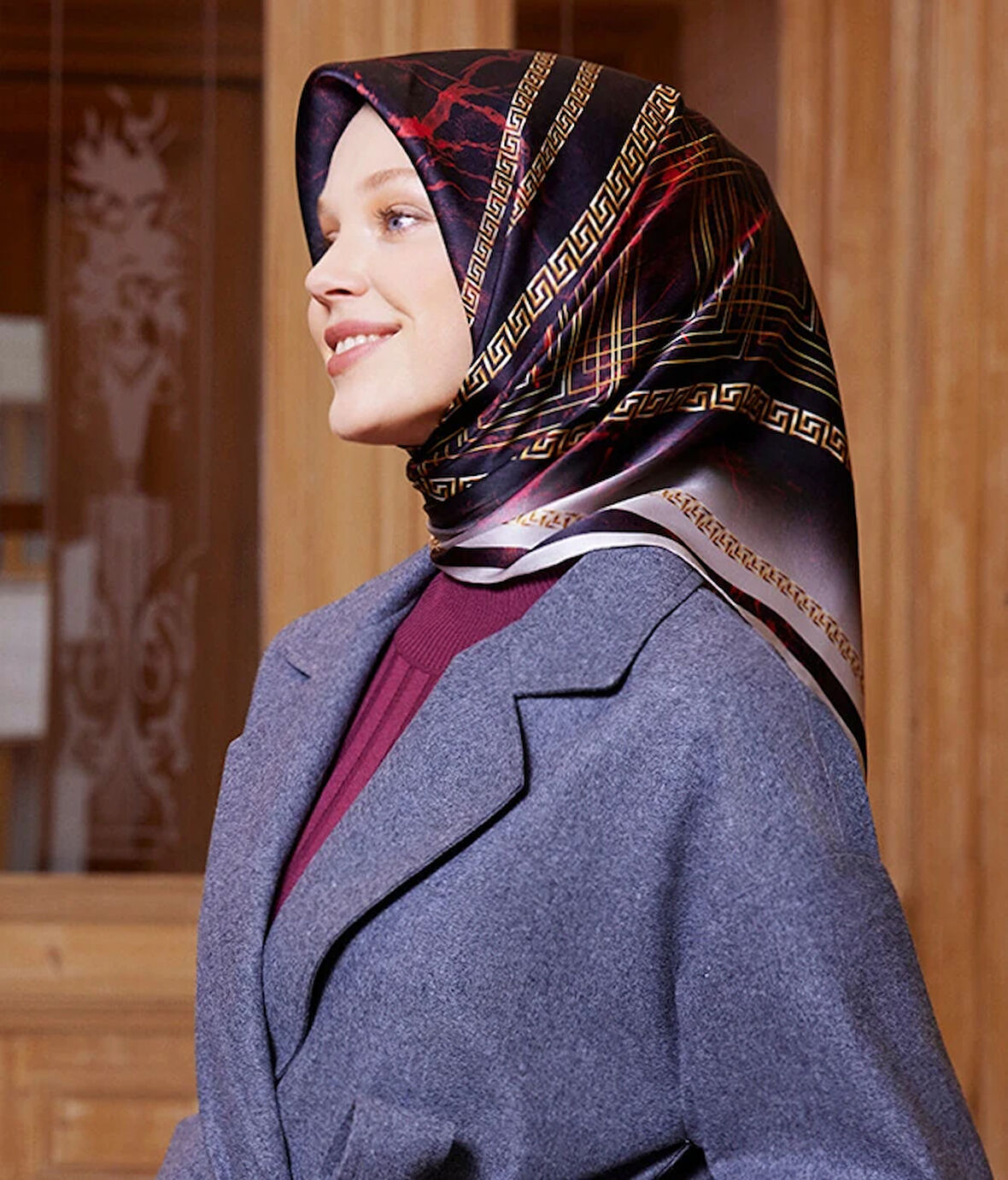 Armine İpek Eşarp Nostalji Sura 8615DS-05