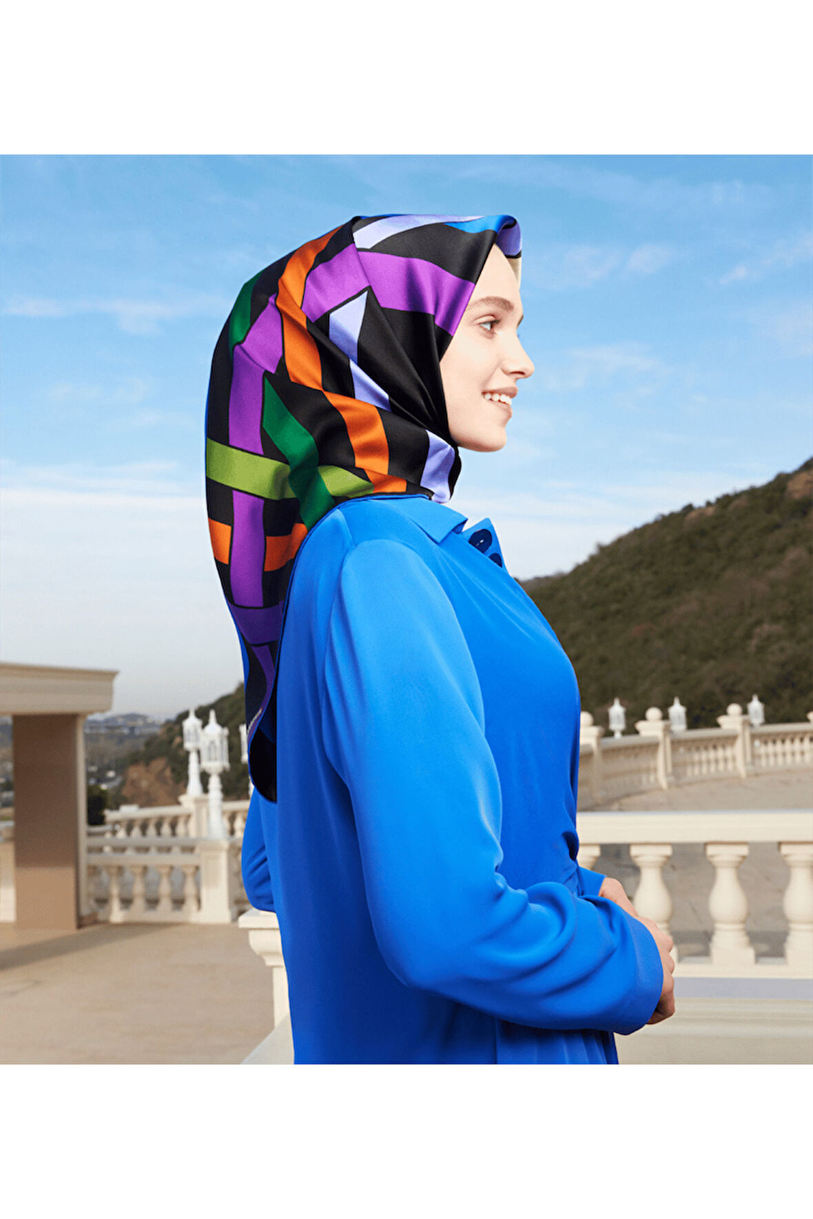 Nostalji Serisi Sura İpek Eşarp 8923DS-37