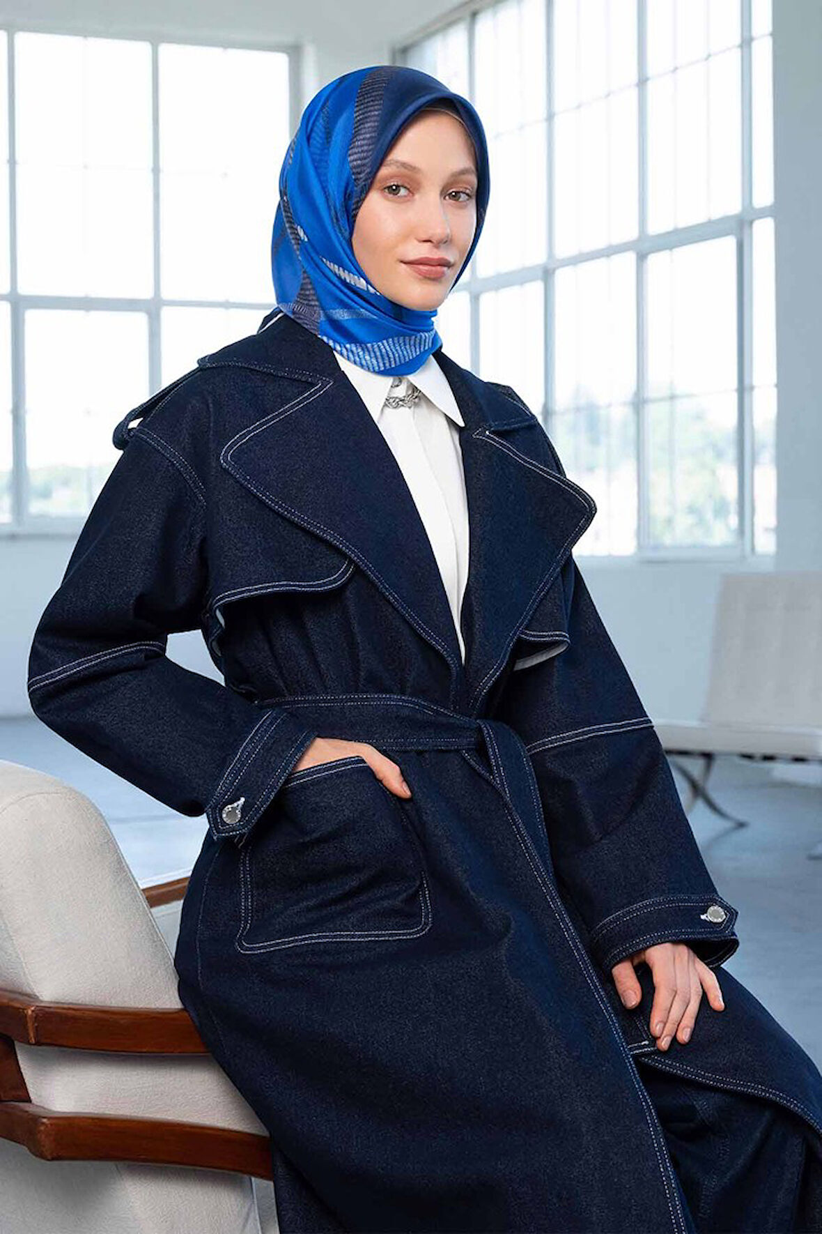 Armine İpek Twill Eşarp 9206D-84