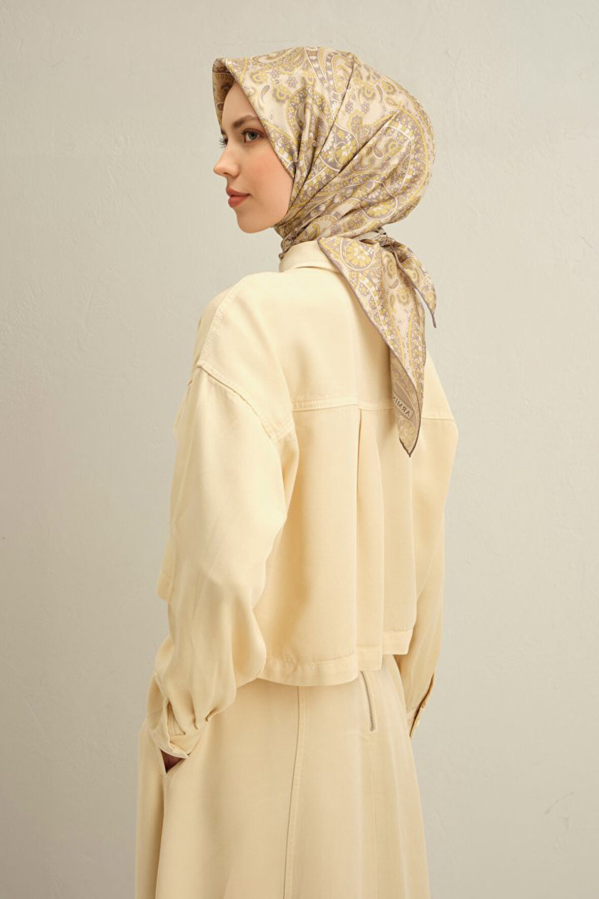 Armine Twill İpek Eşarp 9304D