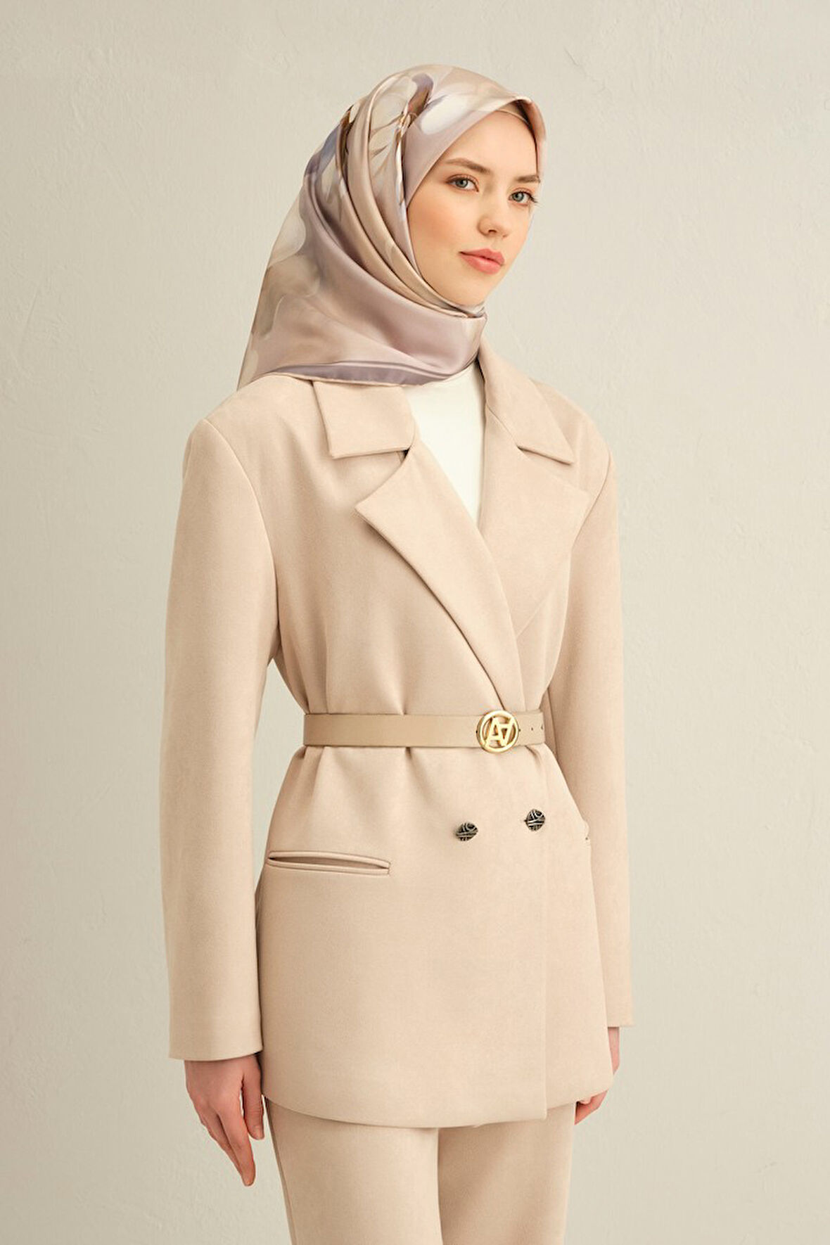 Armine Twill İpek Eşarp 9305D