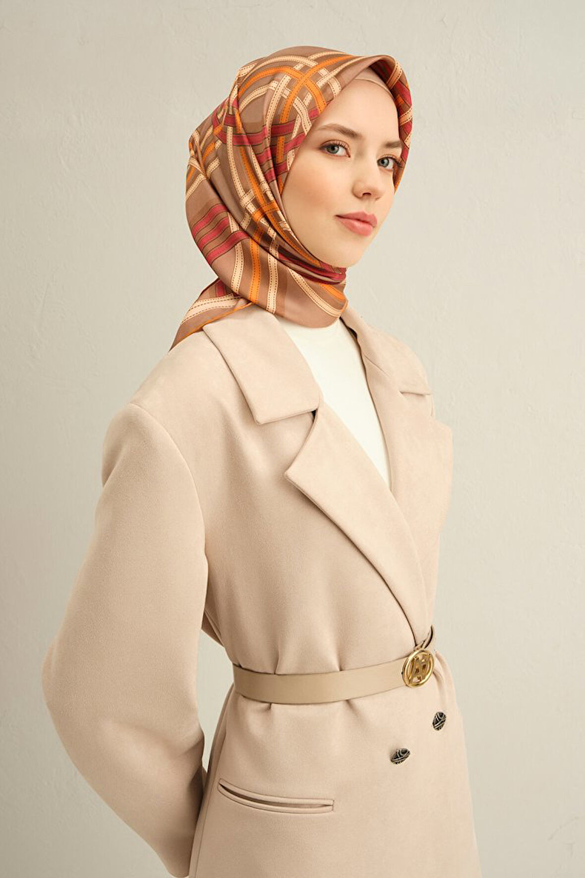 Armine Twill İpek Eşarp 9333D