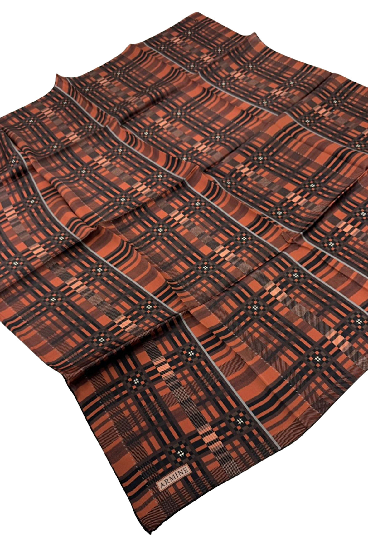 Armine Nostalji Serisi Sura İpek Eşarp 8852DS