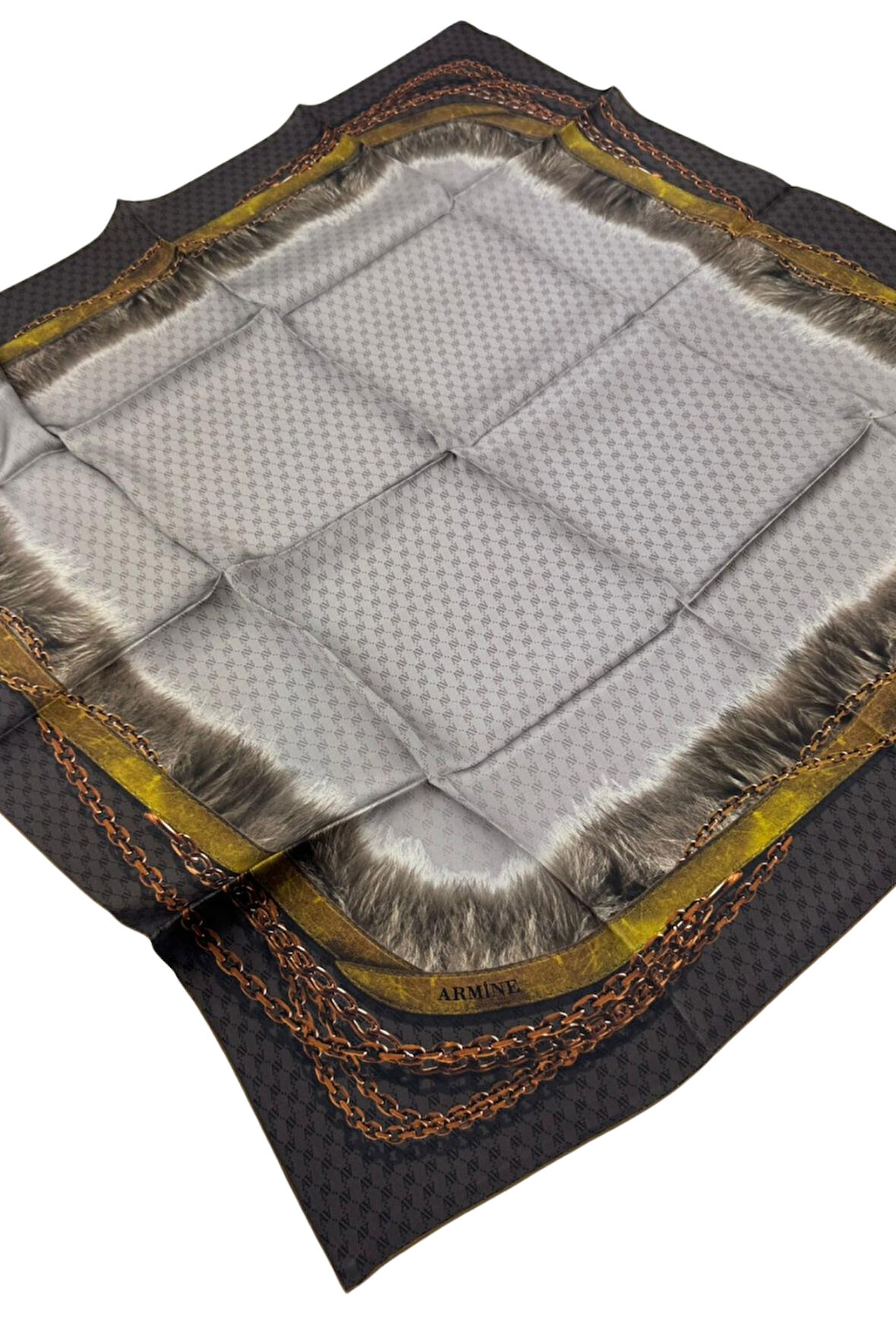 Armine Nostalji Serisi Sura İpek Eşarp 7535DS-01