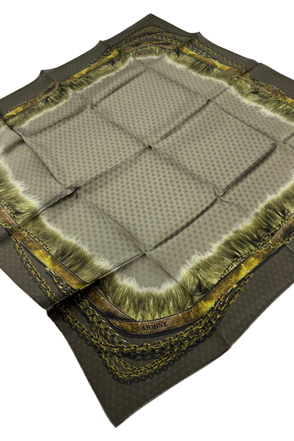 Armine Nostalji Serisi Sura İpek Eşarp 7535DS-01