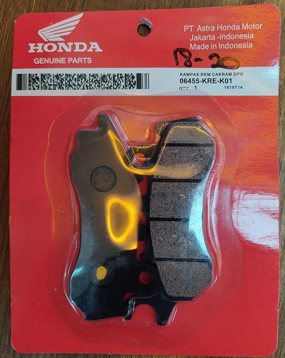 Pcx 125-150 ön Fren Balatası 2018/20 Model Uyumlu Nissin Marka - ARASMOTO