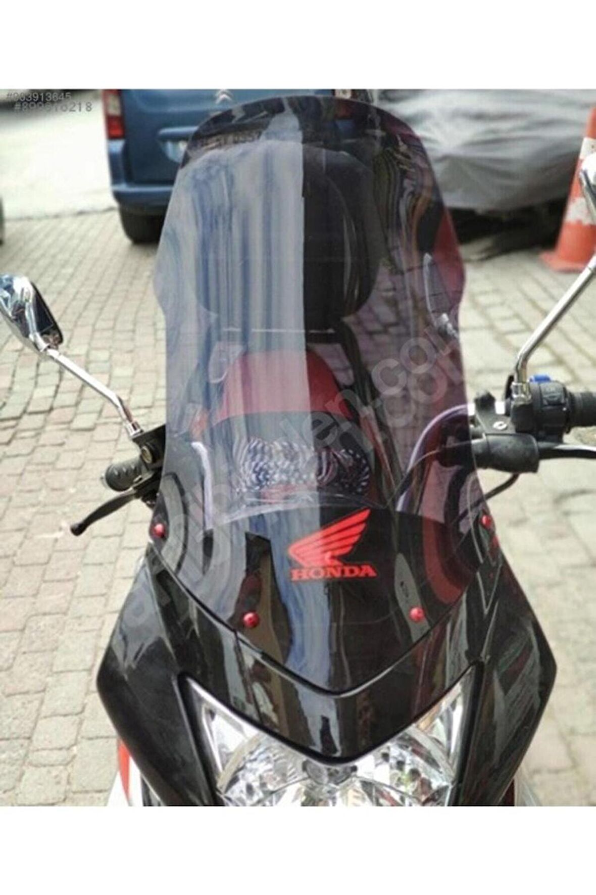 Honda Cbf 150 Ön Cam Tur Camı Füme Renk 50 cm SAYDAM FÜME