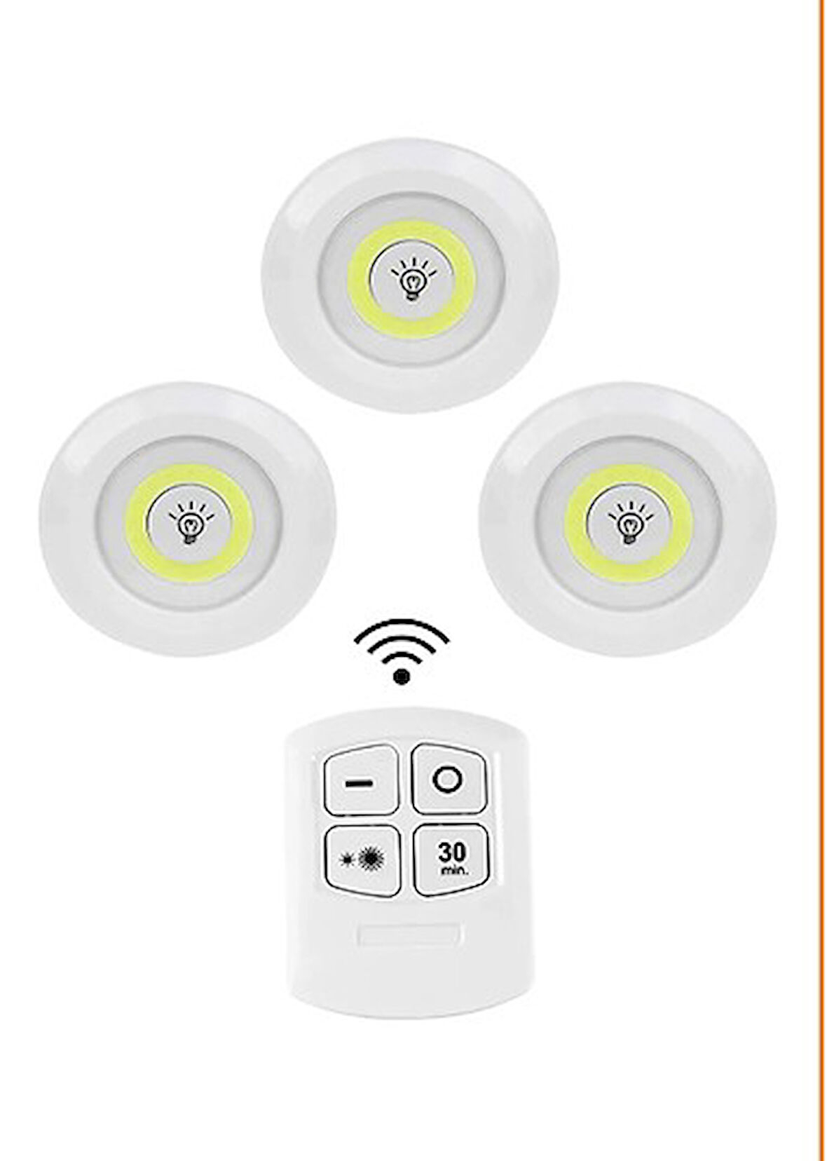 3 Lü Lamba beyaz ışık