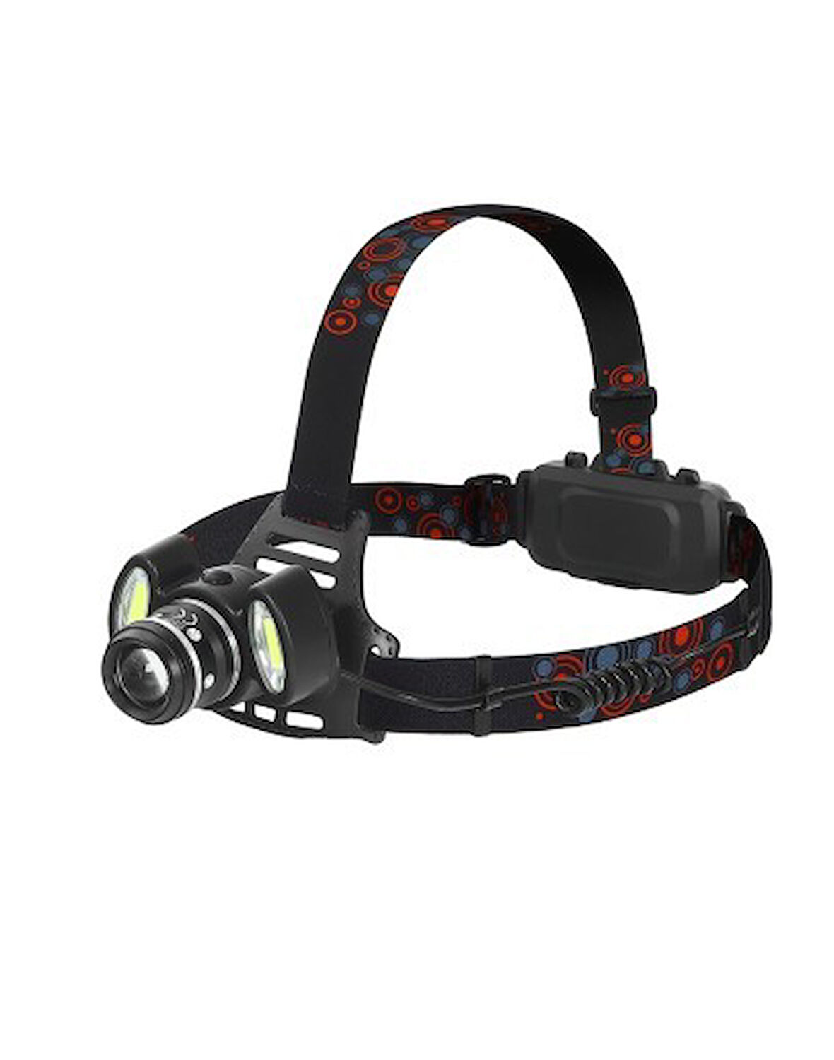 6000 LÜMEN 3 BAŞLIK ŞARJLI KAFA LAMBASI