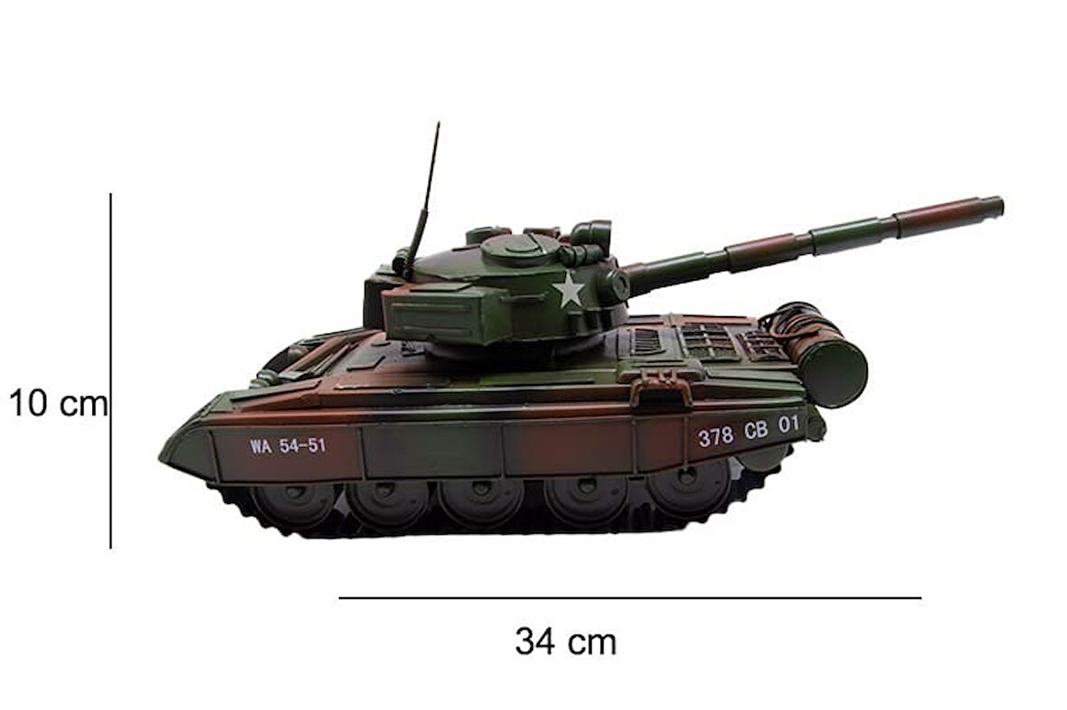 Dekoratif Metal Tank