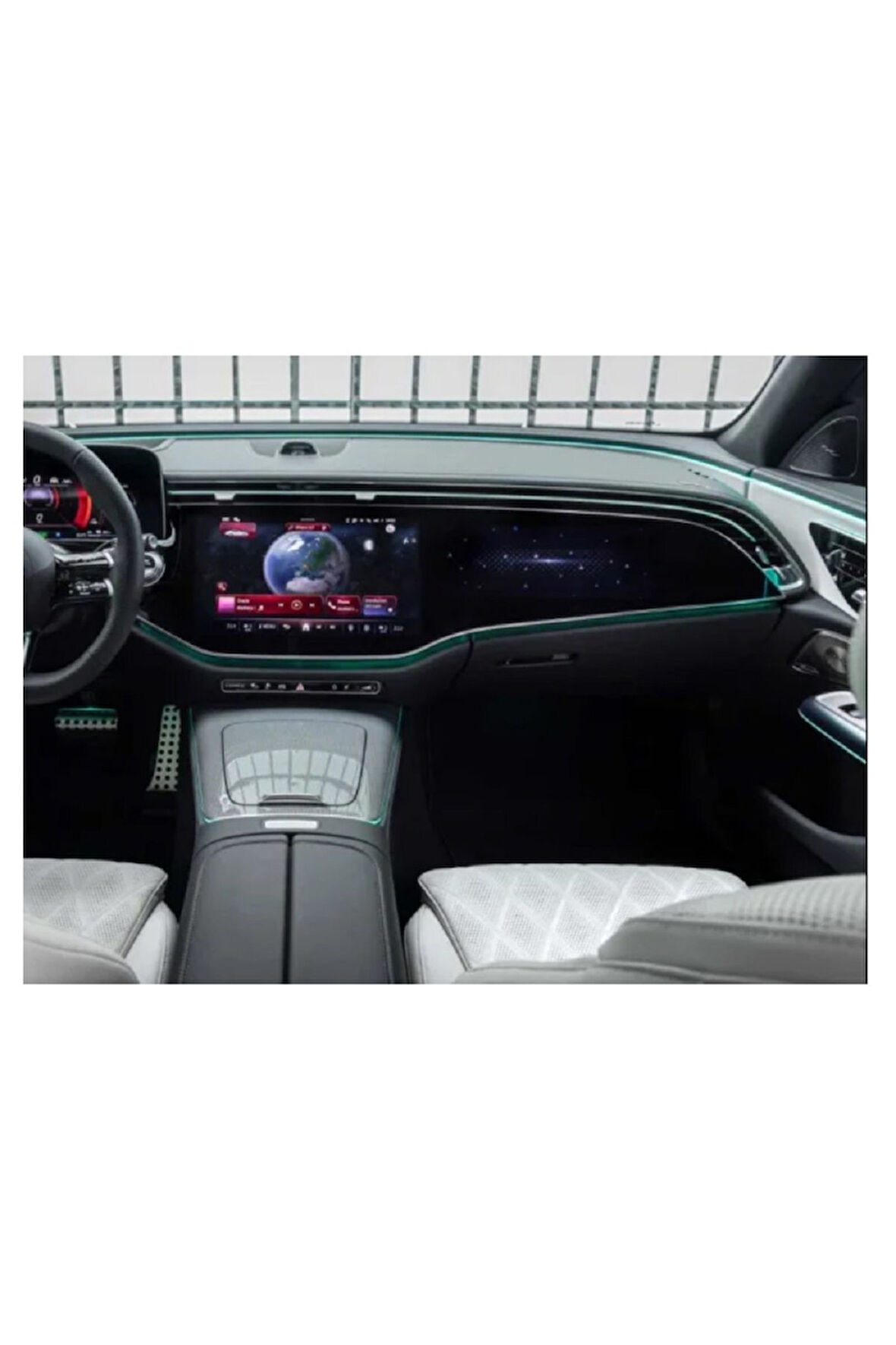 Mercedes E220 Uyumlu Multimedya Ve Yolcu Ekranı 9H Nano Ekran Koruyucu