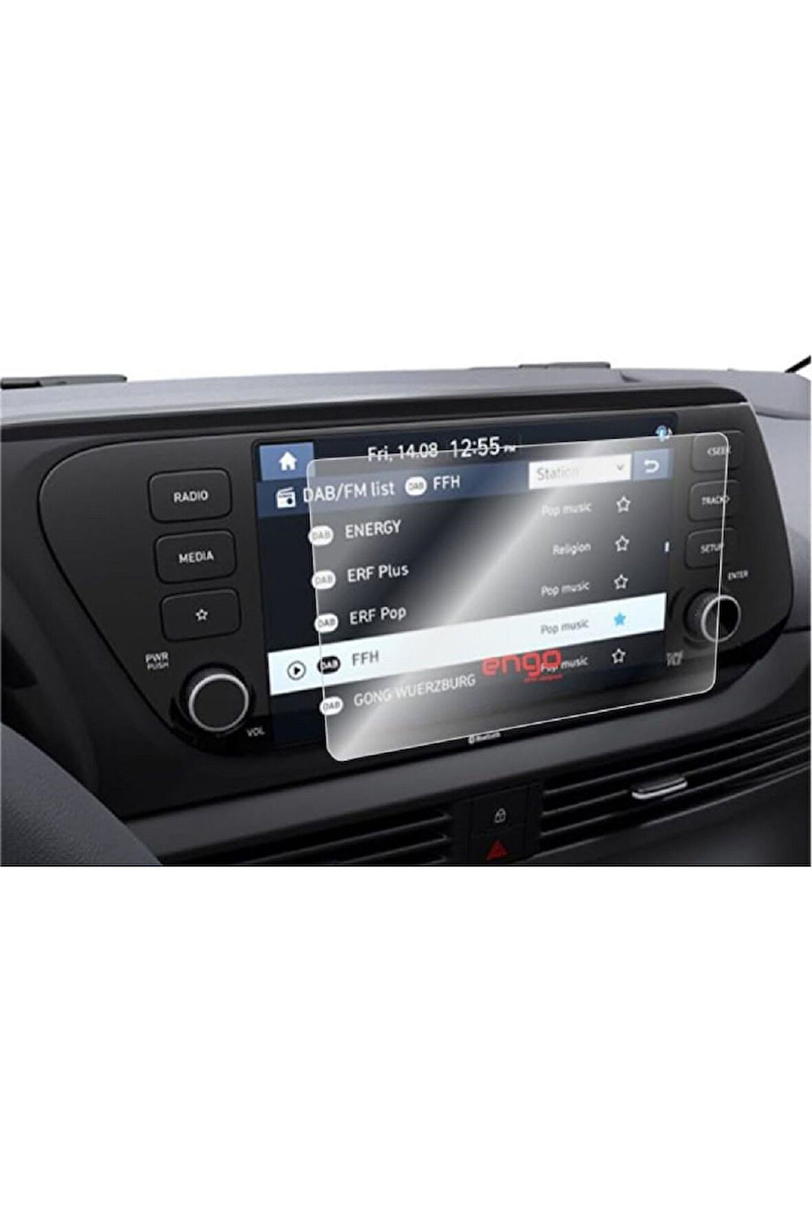Hyundai Bayon Multimedya Navigasyon Ekran Koruyucu Nano Koruyucu Film