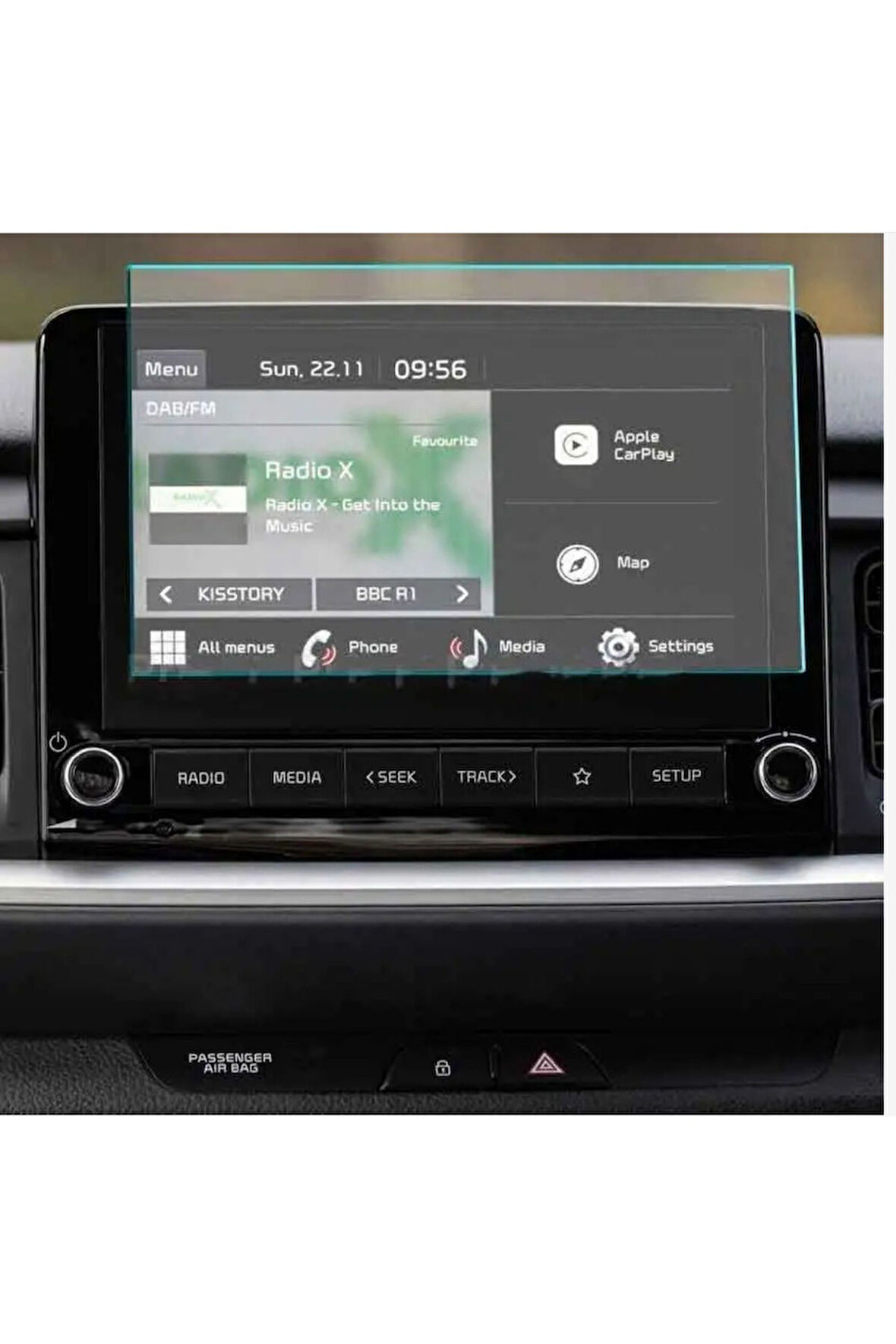 Kia Stonic Uyumlu 8 inç Navigasyon Nano Ekran Koruyucu