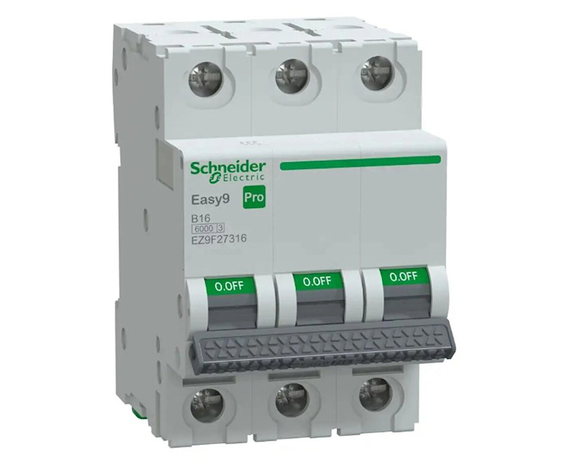 Schneider Pro 3 Faz 16A 6 KA B Tipi Sigorta -EZ9F27316