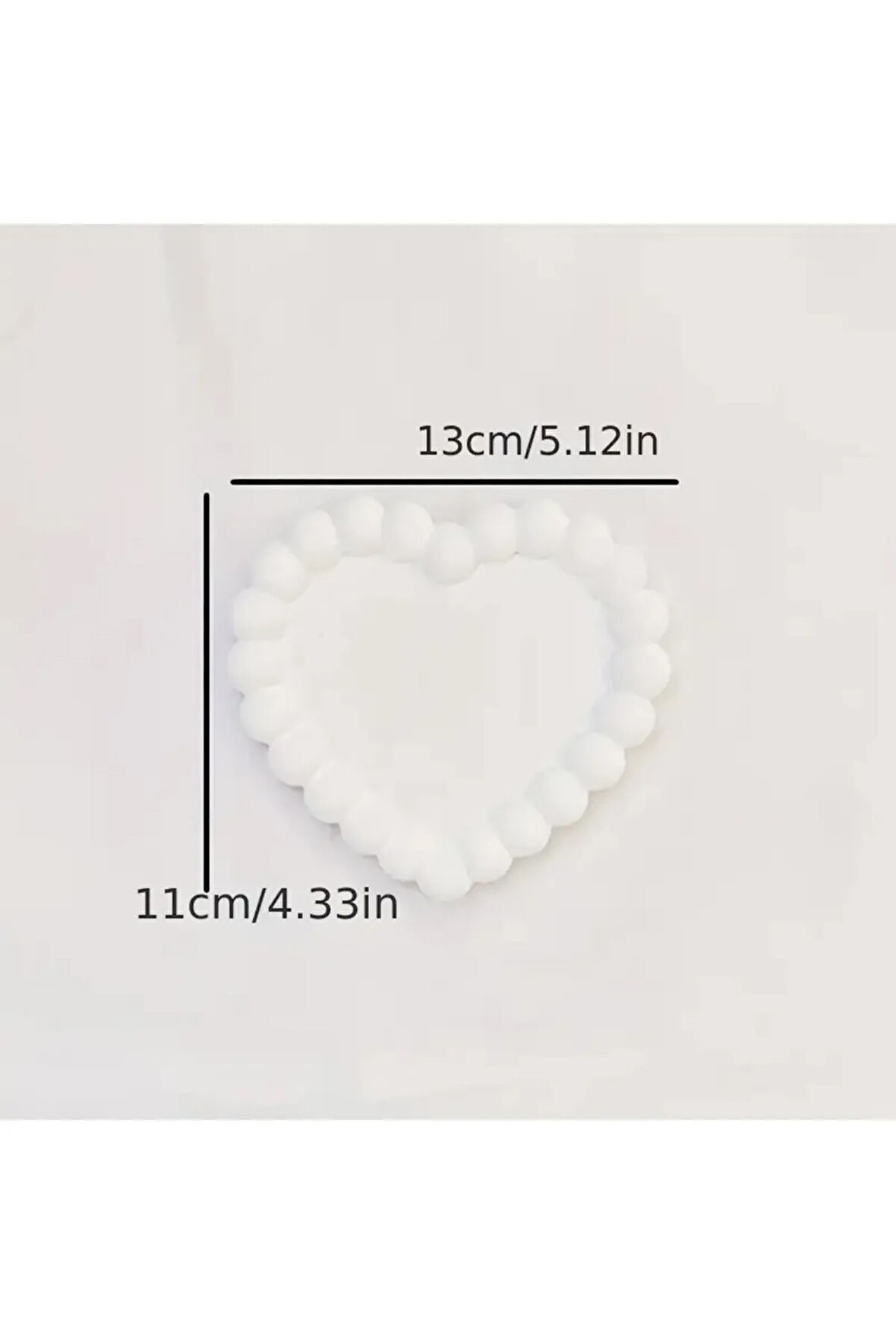 sunumluk silikon kalıbı kalp model sunumluk silikon kalıbı