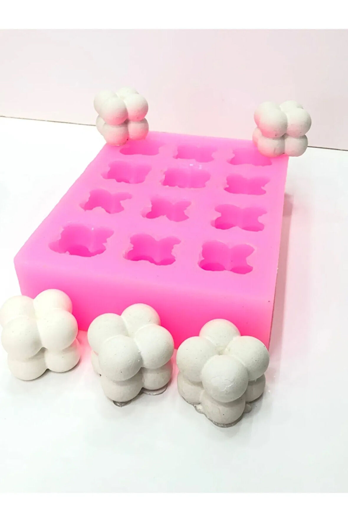 Mini Bubble Mum Silikon Kalıbı 12 Li