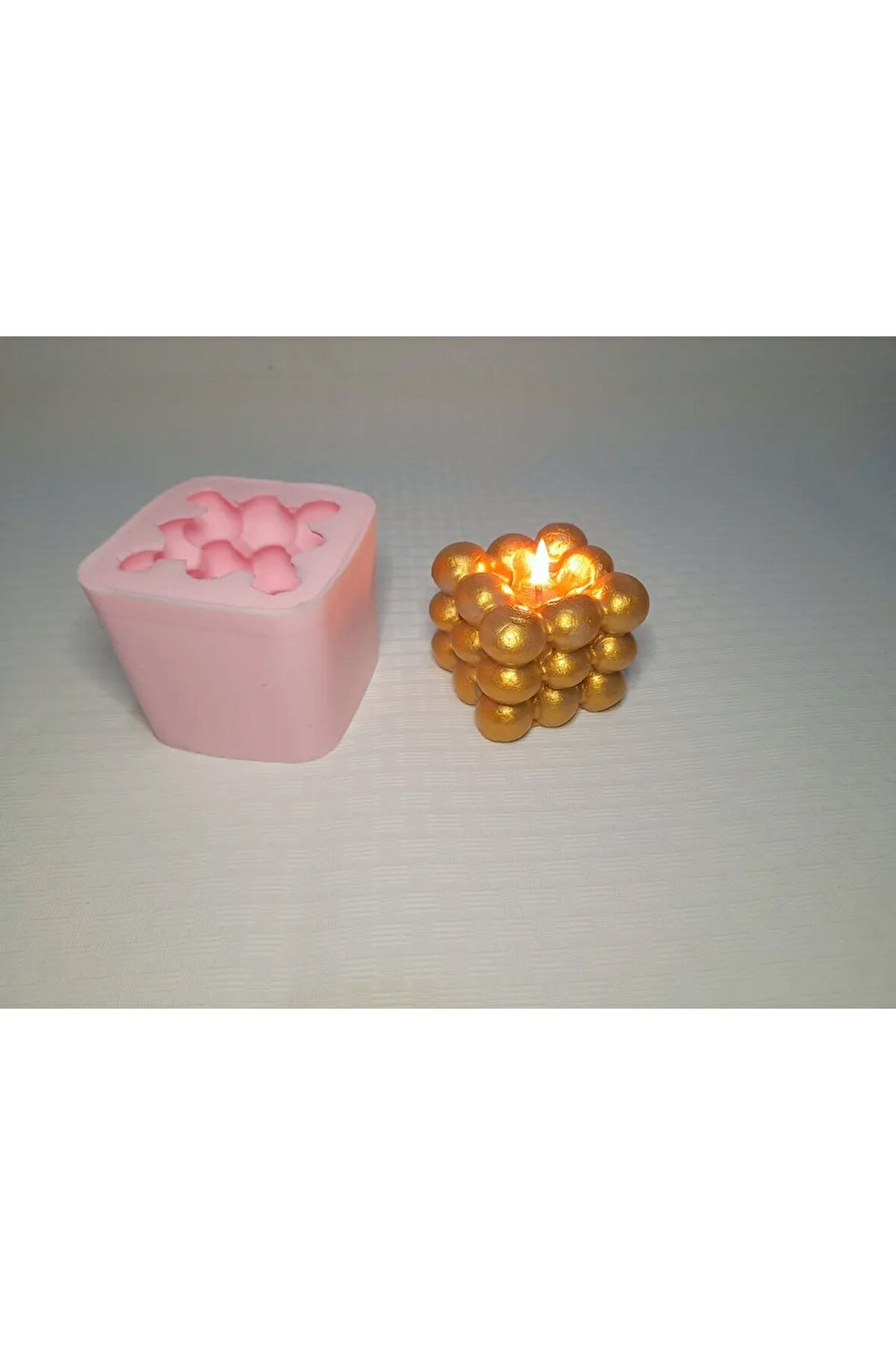 Bubble Silikon Mum Kalıbı