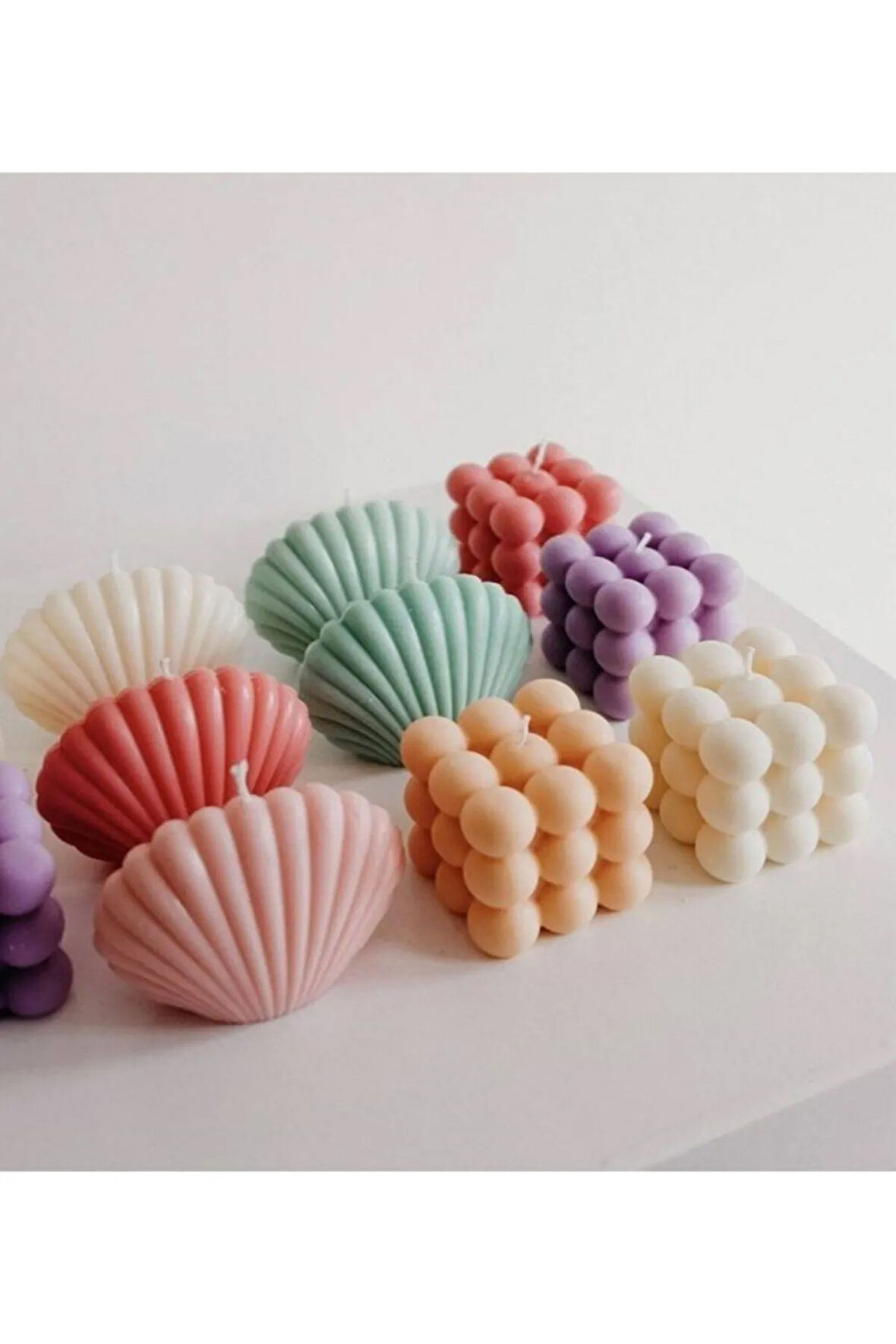 Ikili Set Silikon Kalıp Büyük Bubble Ve Istiridye
