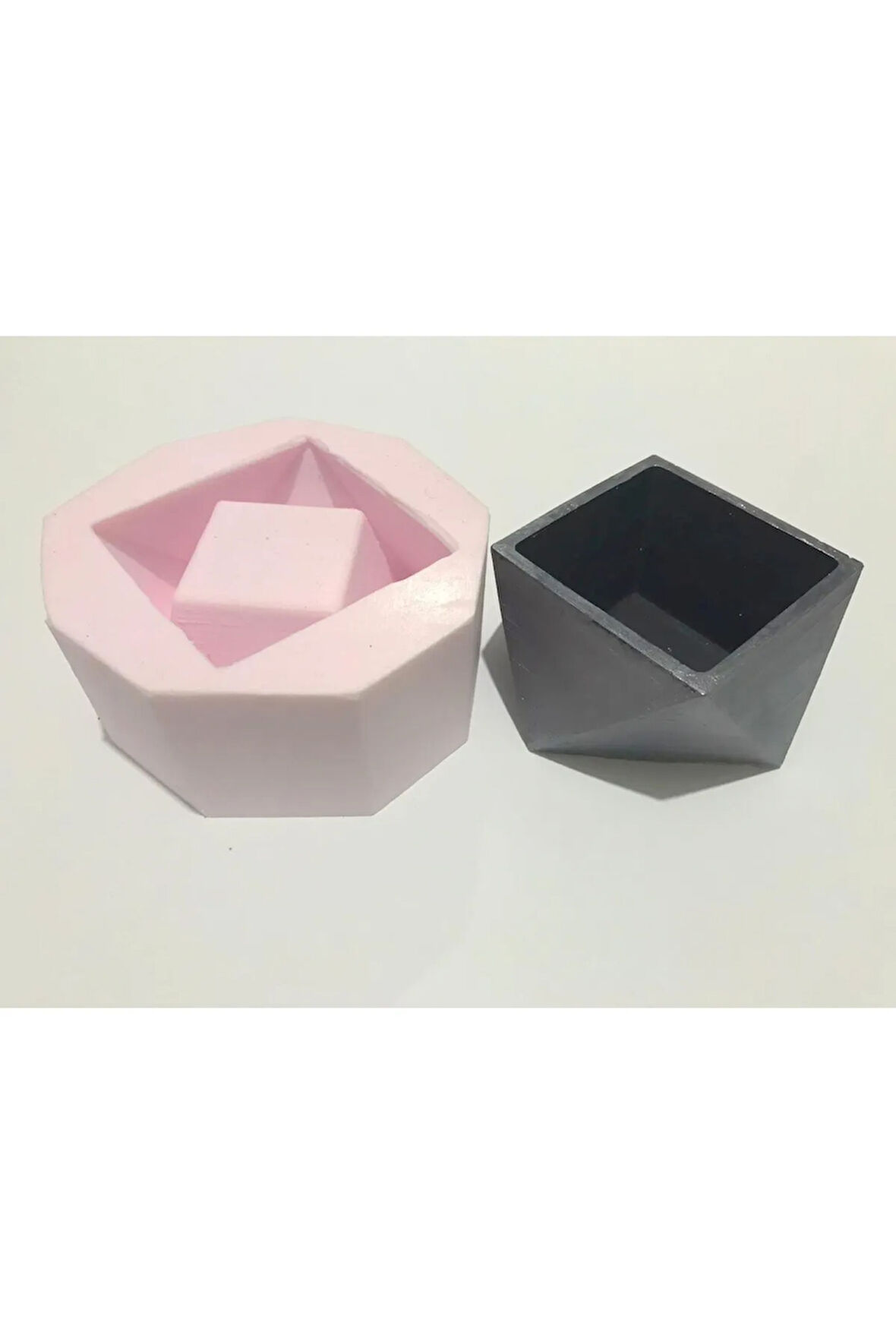 Geometrik Saksı Silikon Kalıbı