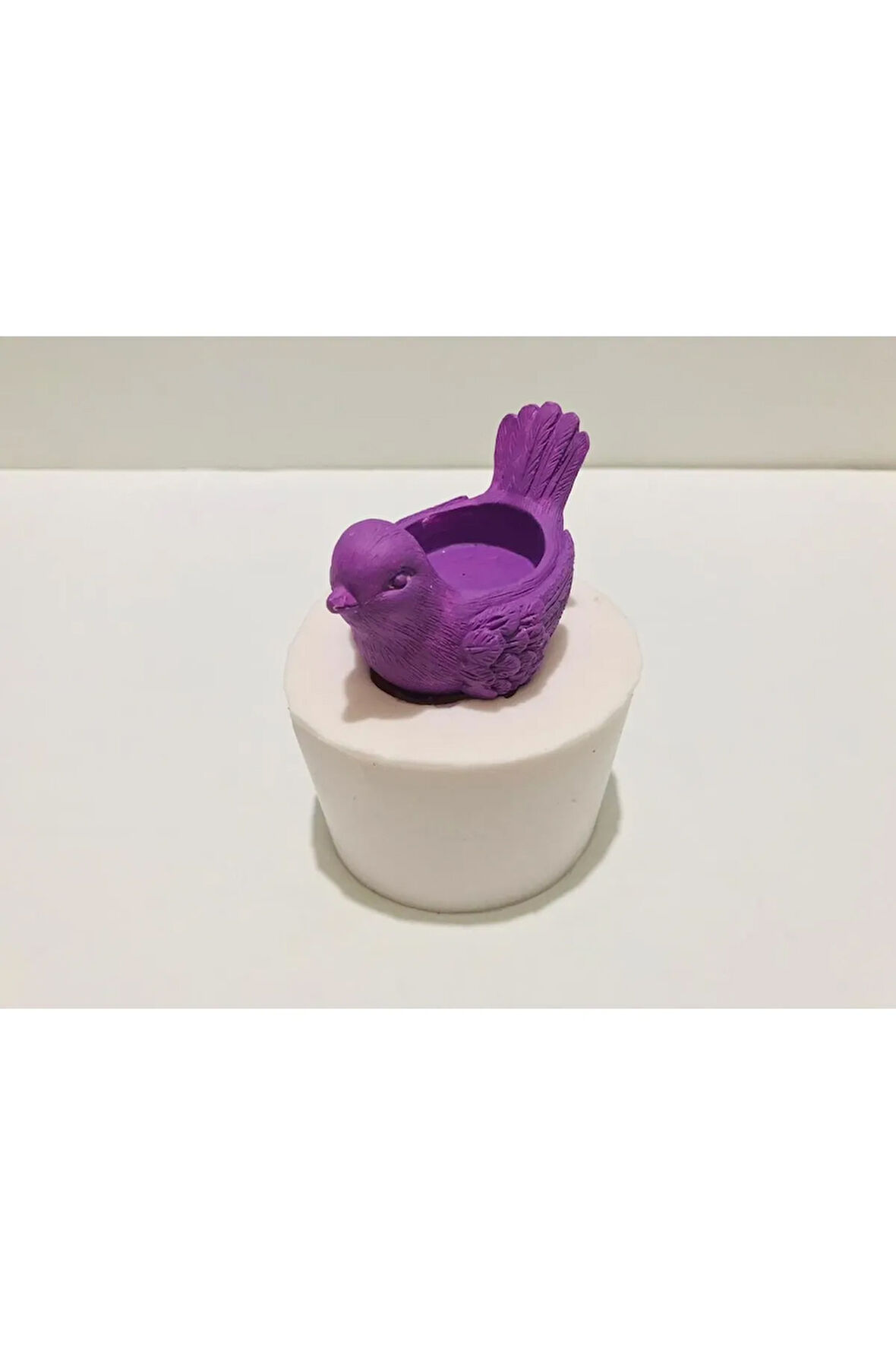 Kuş Tealight Mumluk Silikon Kalıbı