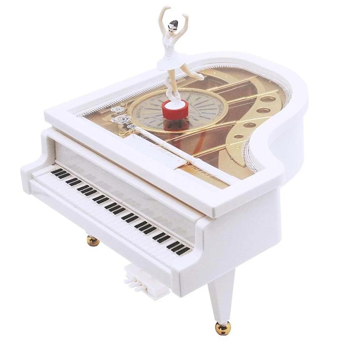 Balerin Piyano Şeklinde Müzik Kutusu
