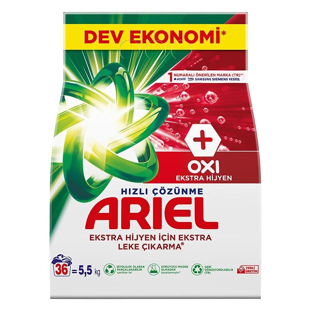 ARİEL MATİK 5.5 KG. OXİ EXTRA HİJYEN