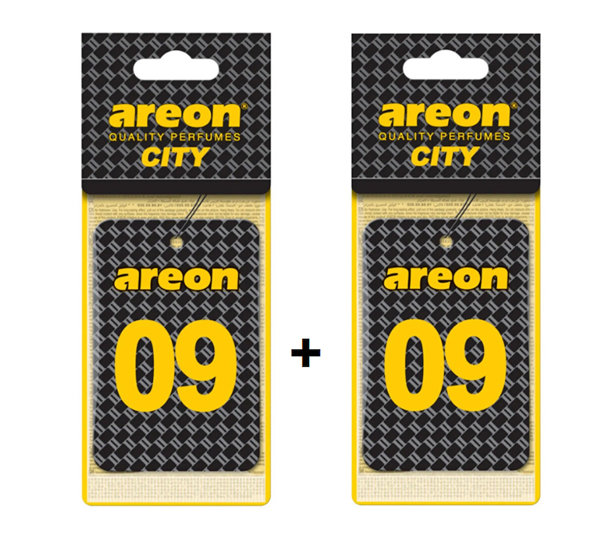 Areon City Vanilla Black 09 Oto Araç Kokusu (2li )