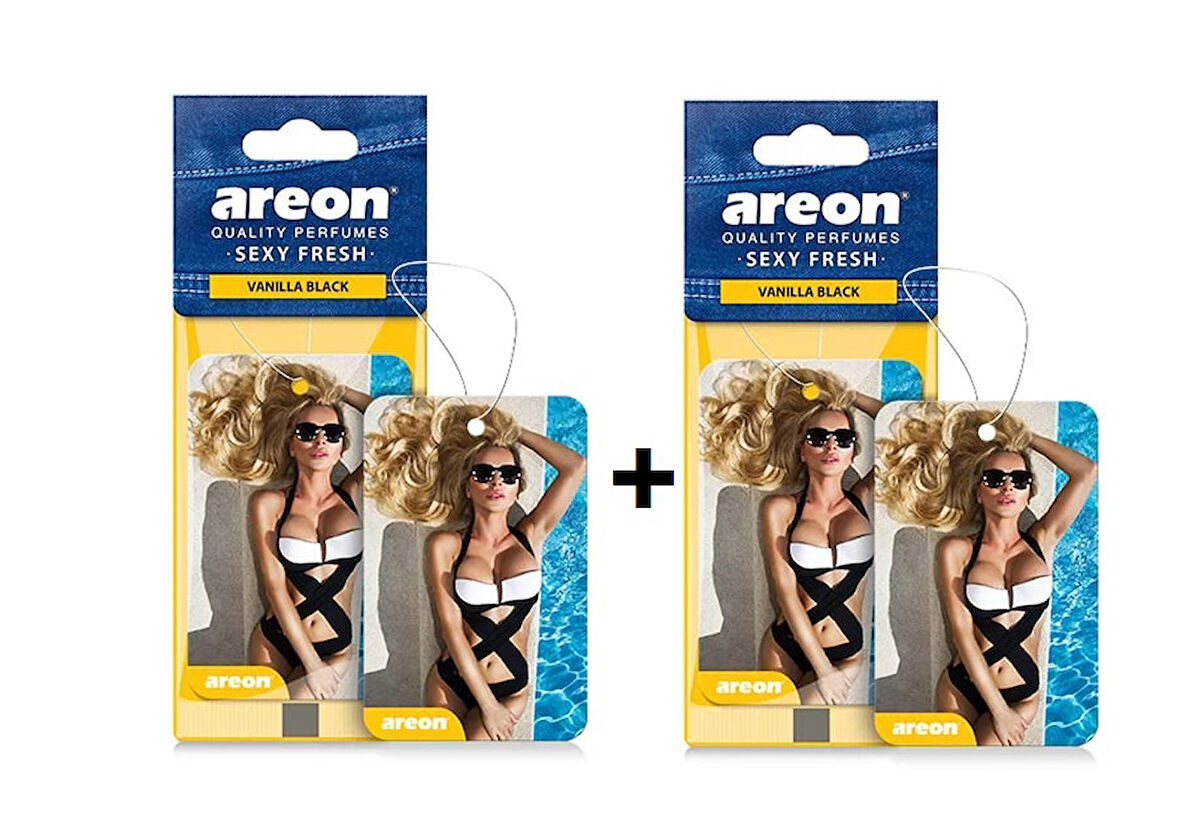 Areon Fresh Vanılla Black Oto Araç Kokusu (2li )
