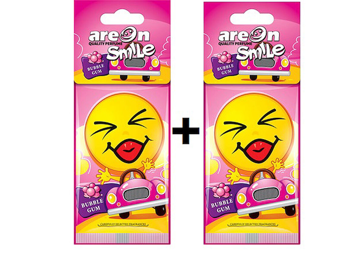 Areon Smile Dry Bubble Gum Oto Araç Kokusu (2li )