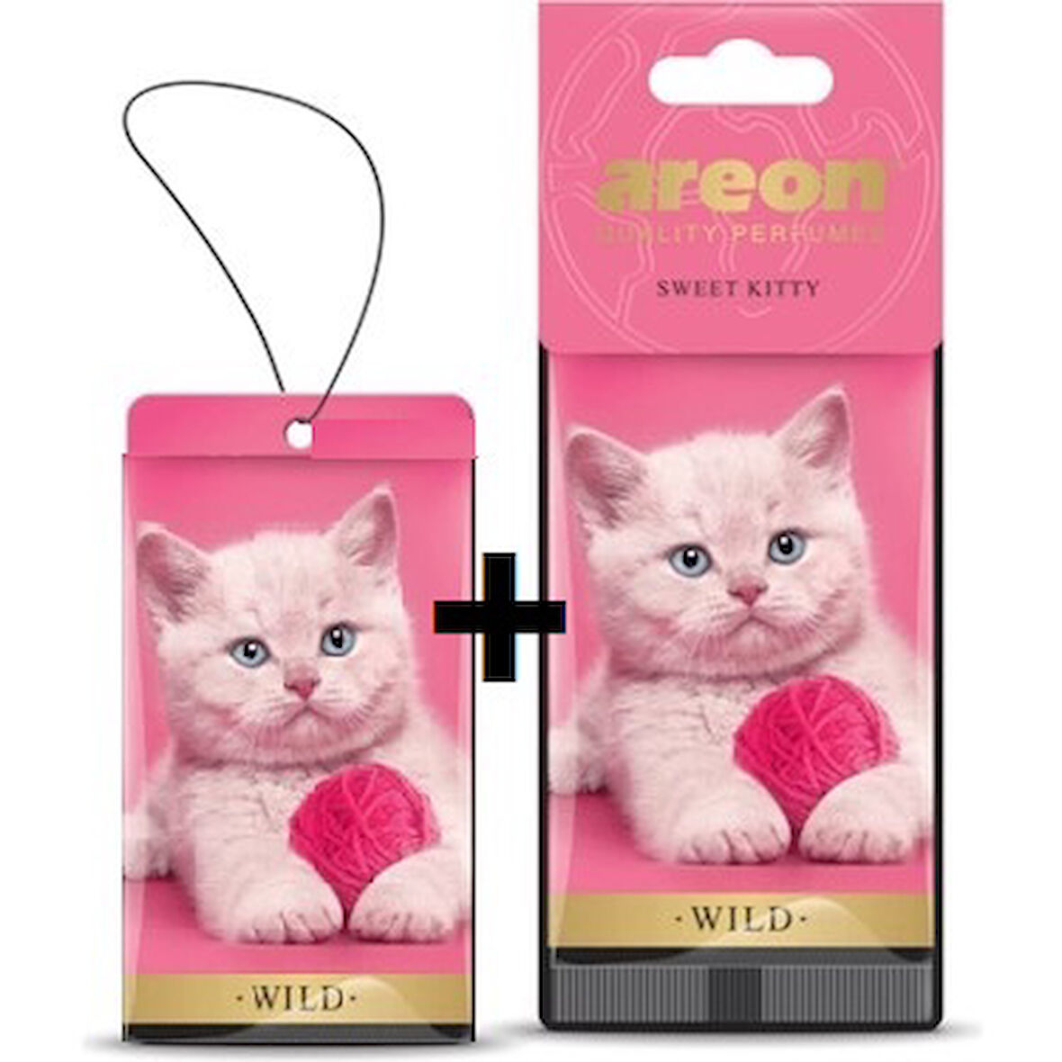 Areon Wild Sweet Kitty Oto Araç Kokusu (2li )