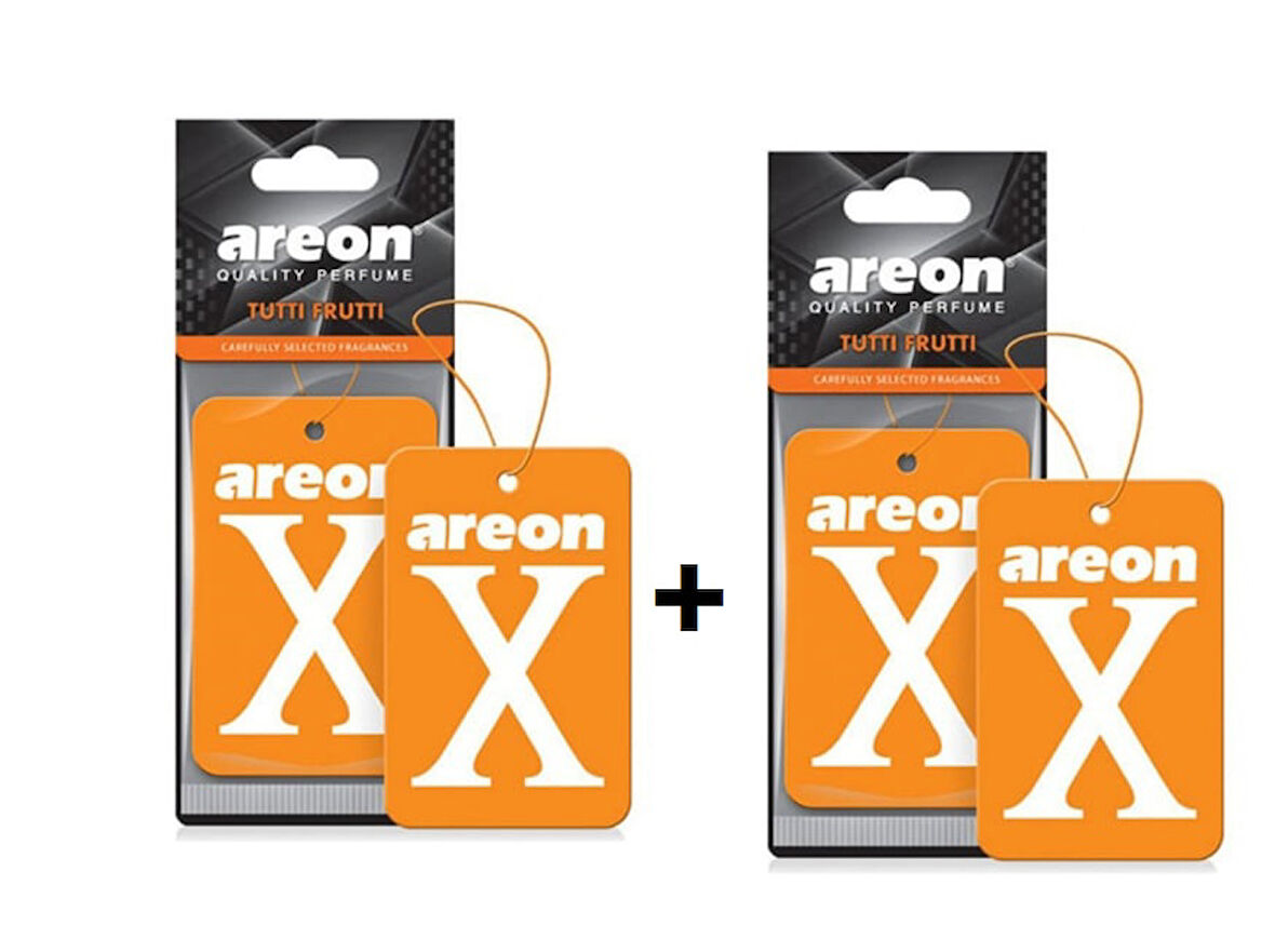 Areon X Tuttı Fruttı ( Turuncu ) Oto Araç Kokusu (2li )