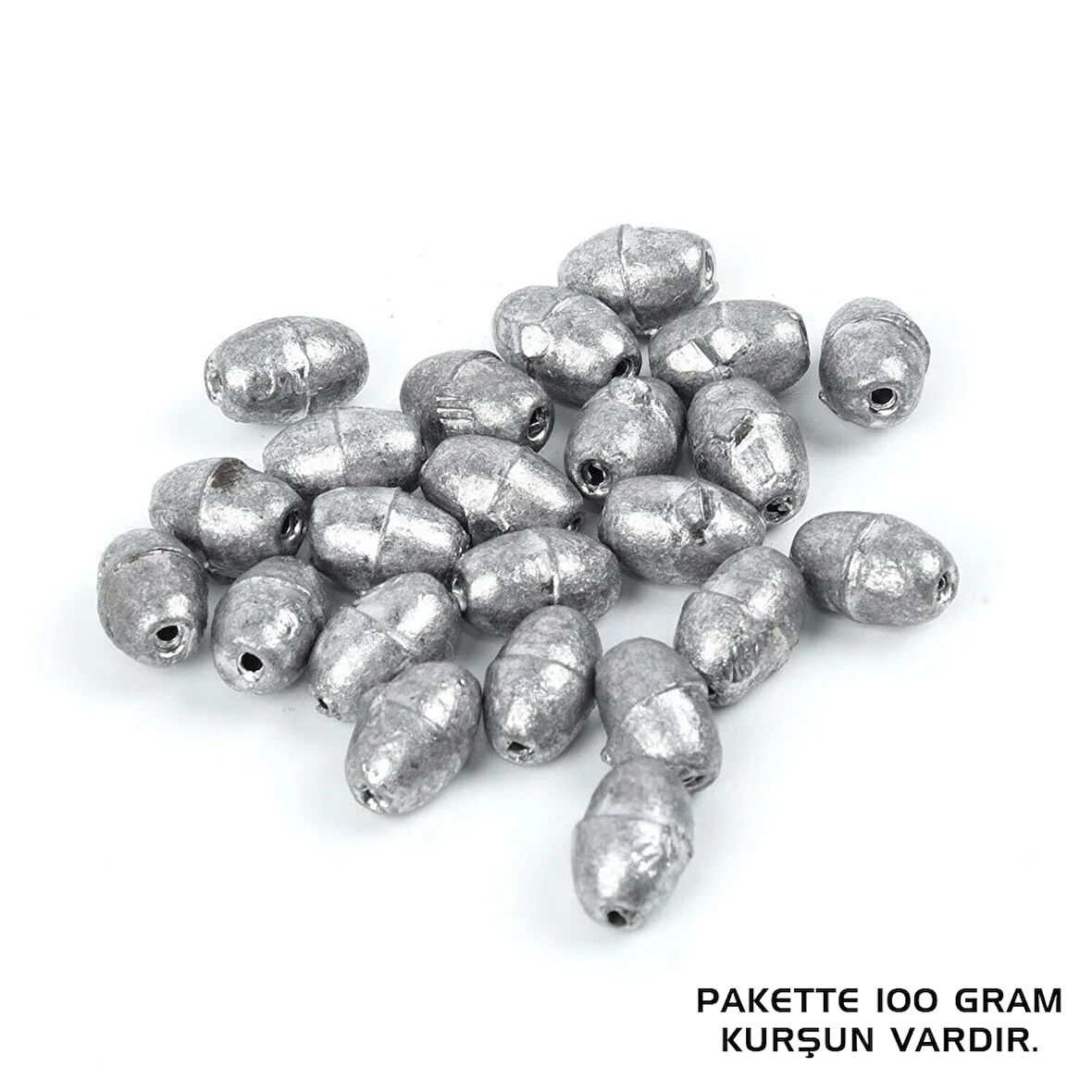 Gezer Olta Kurşunu - Kıstırma (Zeytin) Kurşun -  4 Gram - 100 Gr Paket