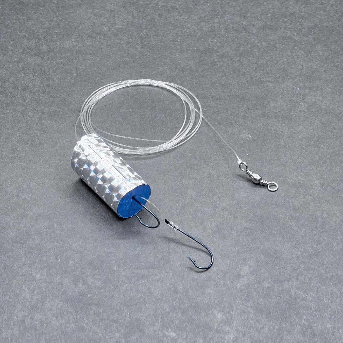 Çinekop Hazır Takım - Fishack - İki İğneli - Fırdöndülü - Parlak Mantarlı