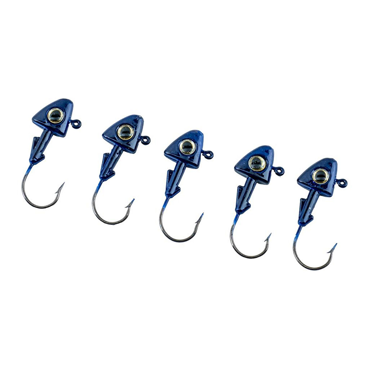 Jighead - Zoka - Kurşunlu Olta İğnesi - (XH-A 07) - Mavi - 10 Gr - 5 Adet