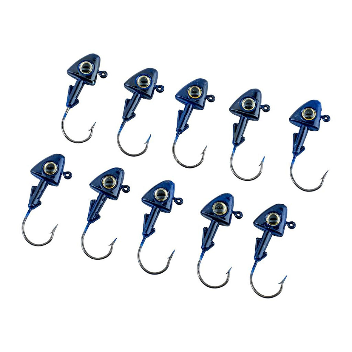 Jighead - Zoka - Kurşunlu Olta İğnesi - (XH-A 07) - Mavi - 10 Gr - 10 Adet