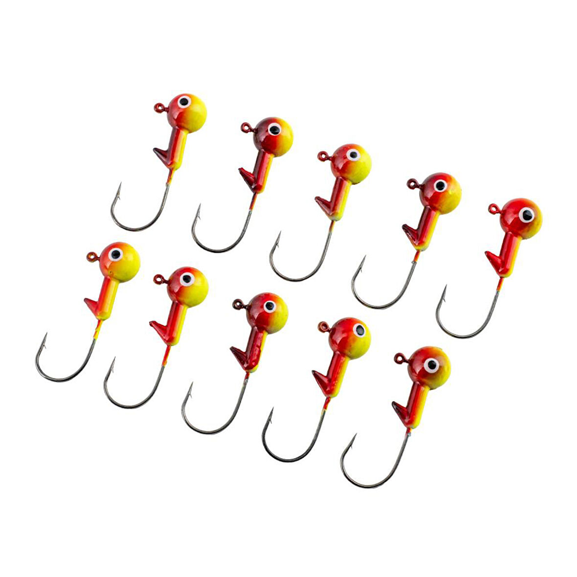 Jighead - Zoka - Kurşunlu Olta İğnesi - (XH-A 02) - Sarı Kır. - 21 Gr - 10 Adet