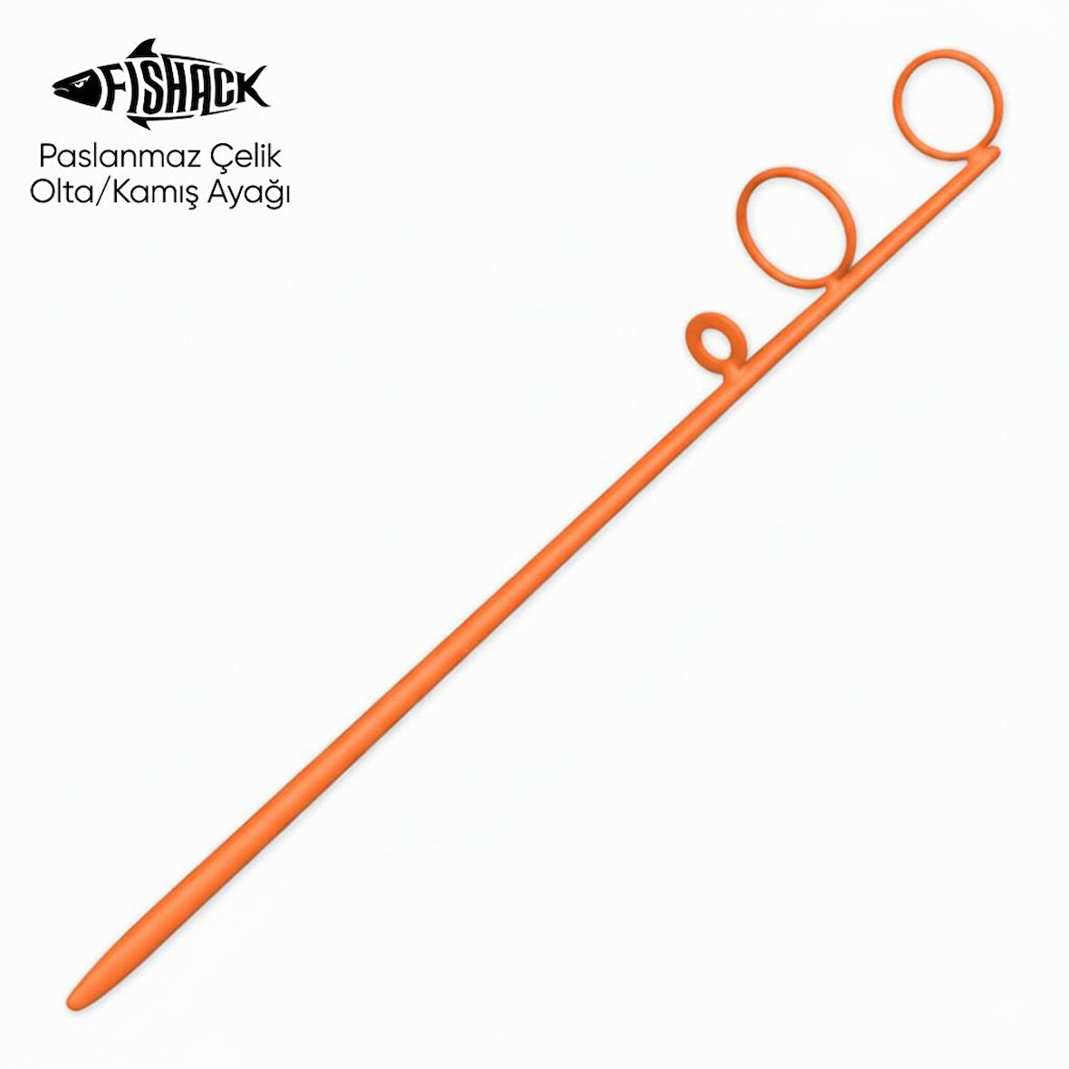 Olta Kamış Ayağı - Paslanmaz Çelik - Fishack - Turuncu