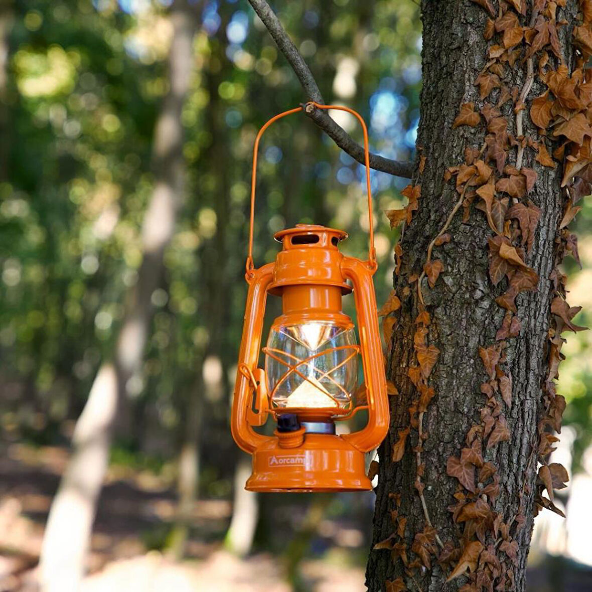 Retro Gemici ve Kamp Lambası - Orcamp - Turuncu (OUT-4210)