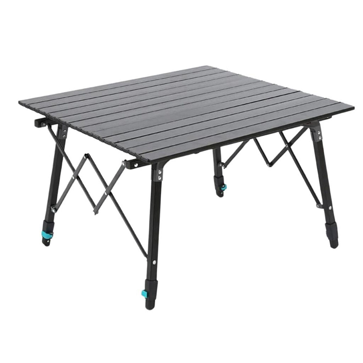 Katlanabilir Alüminyum Kamp Masası - Akordion - Madfox Skylite - Siyah - 546249