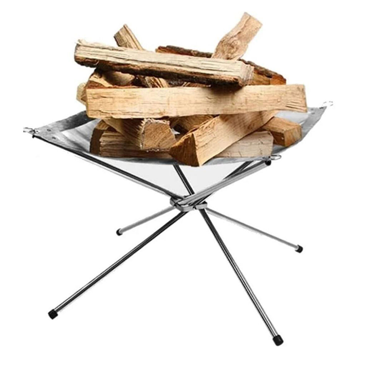 Katlanabilir Ateş Sehpası -Brülör - Madfox Fire Rack - 546250