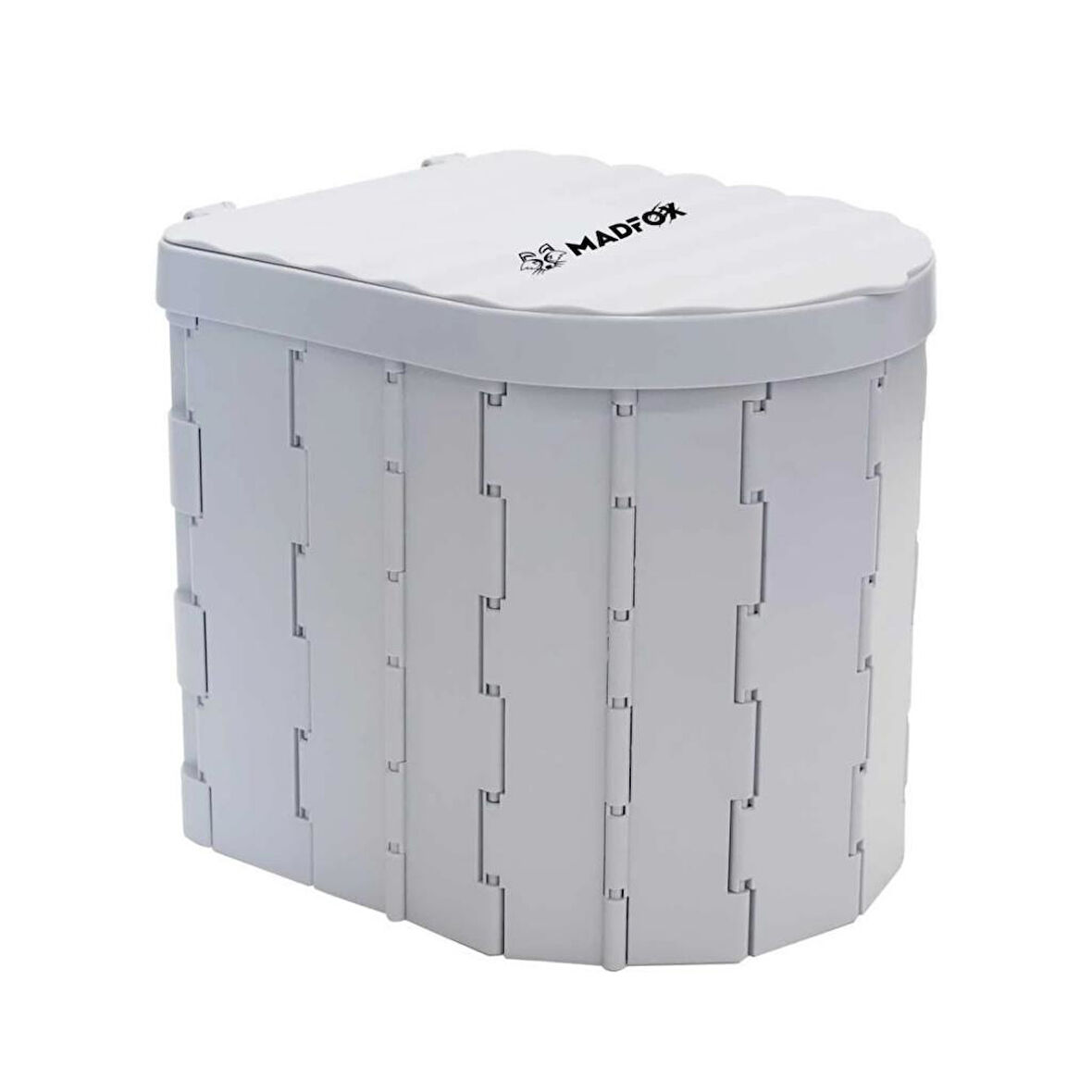 Katlanabilir Portatif Kamp Tuvaleti - Madfox Bi-Pot - Gri - 547218