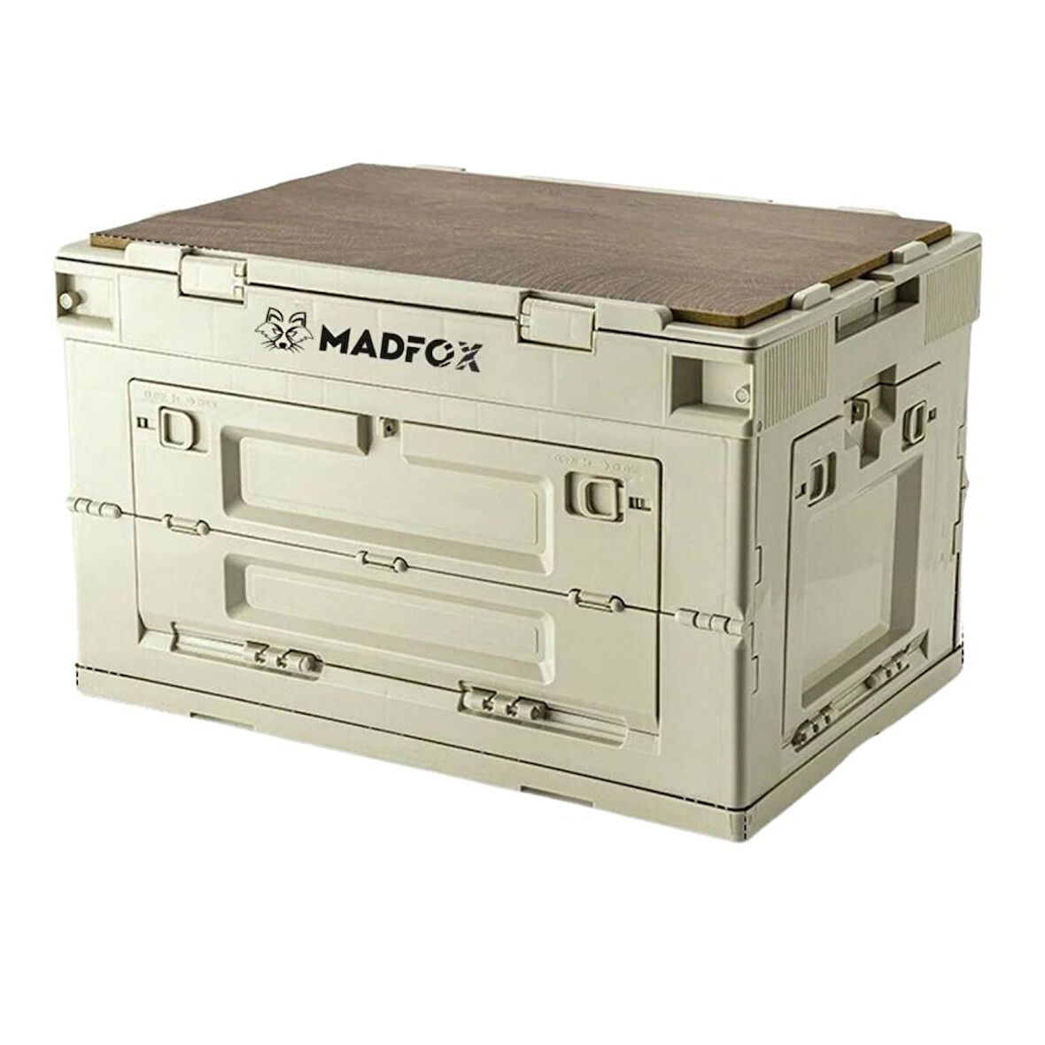 Katlanabilir Kamp Saklama Kutusu - 60  LT - Madfox - Haki - 547304