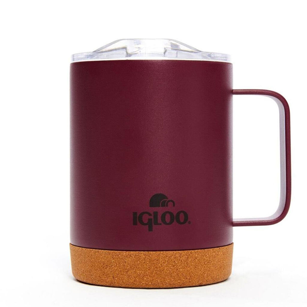 Çelik Mug Termos - Igloo - Cork - 350ml - Bordo - 205696